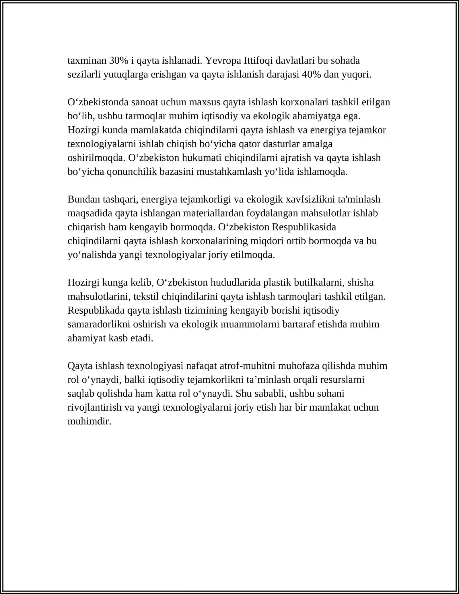 QUYMAKORLIK TEXNOLOGIYASI JARAYONLAR 4