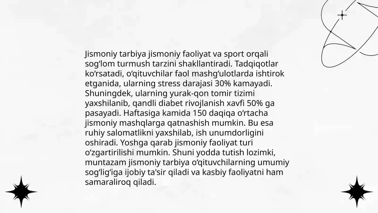Bo‘lajak o‘qituvchilarda pedagogik faoliyatga tayyorlashda sog‘lom turmush madaniyatini tarkib toptirish 4