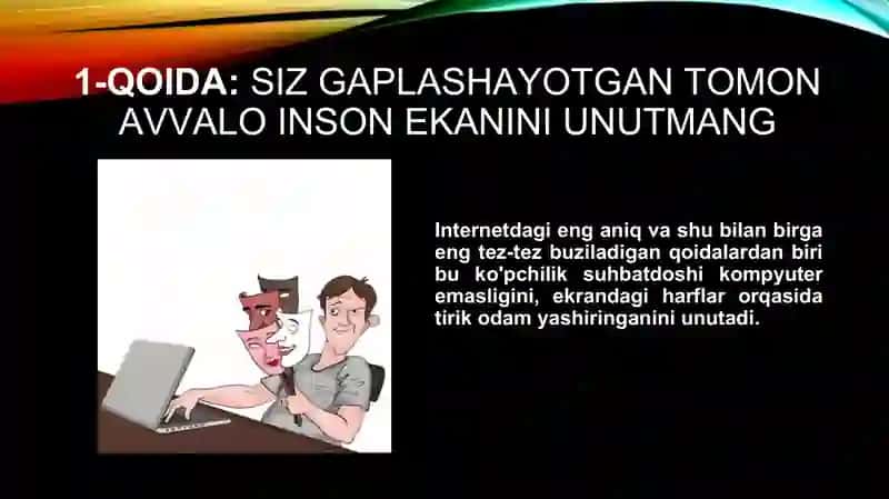 INTERNETDAN FOYDALANISH ODOBI 4