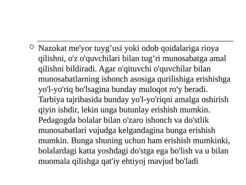 PEDAGOGIK TAKT UNING MOHIYATI VA MAZMUNI 4