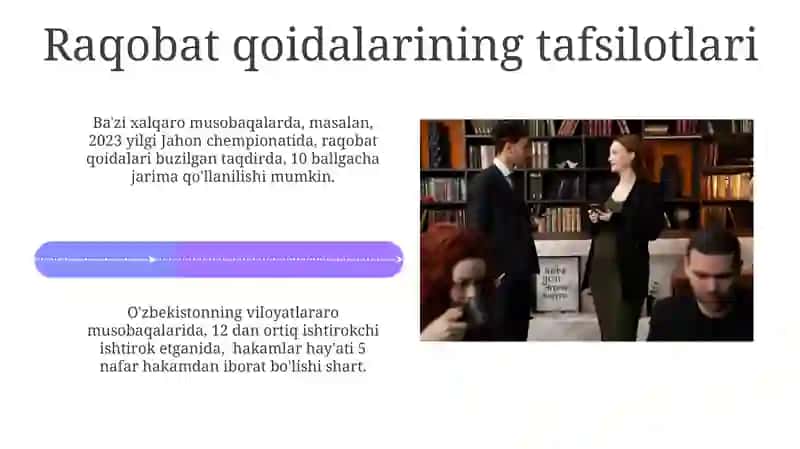 Raqobat va hakamlikning o'zaro bog'liqligi 4