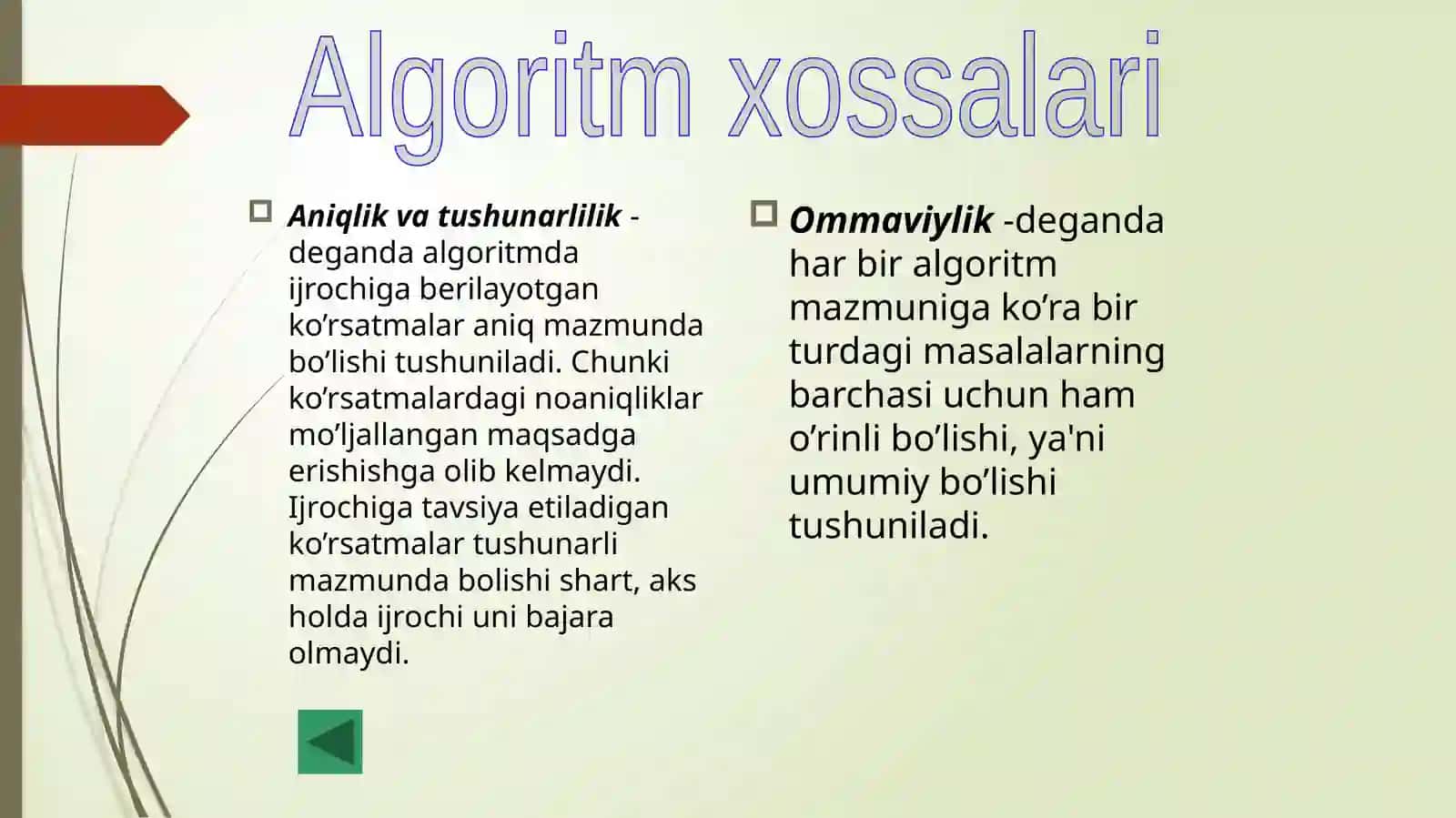 Masalalar algoritmini tuzish va algoritmlar asosida basic dasturlash tilida dastur tuzish 4