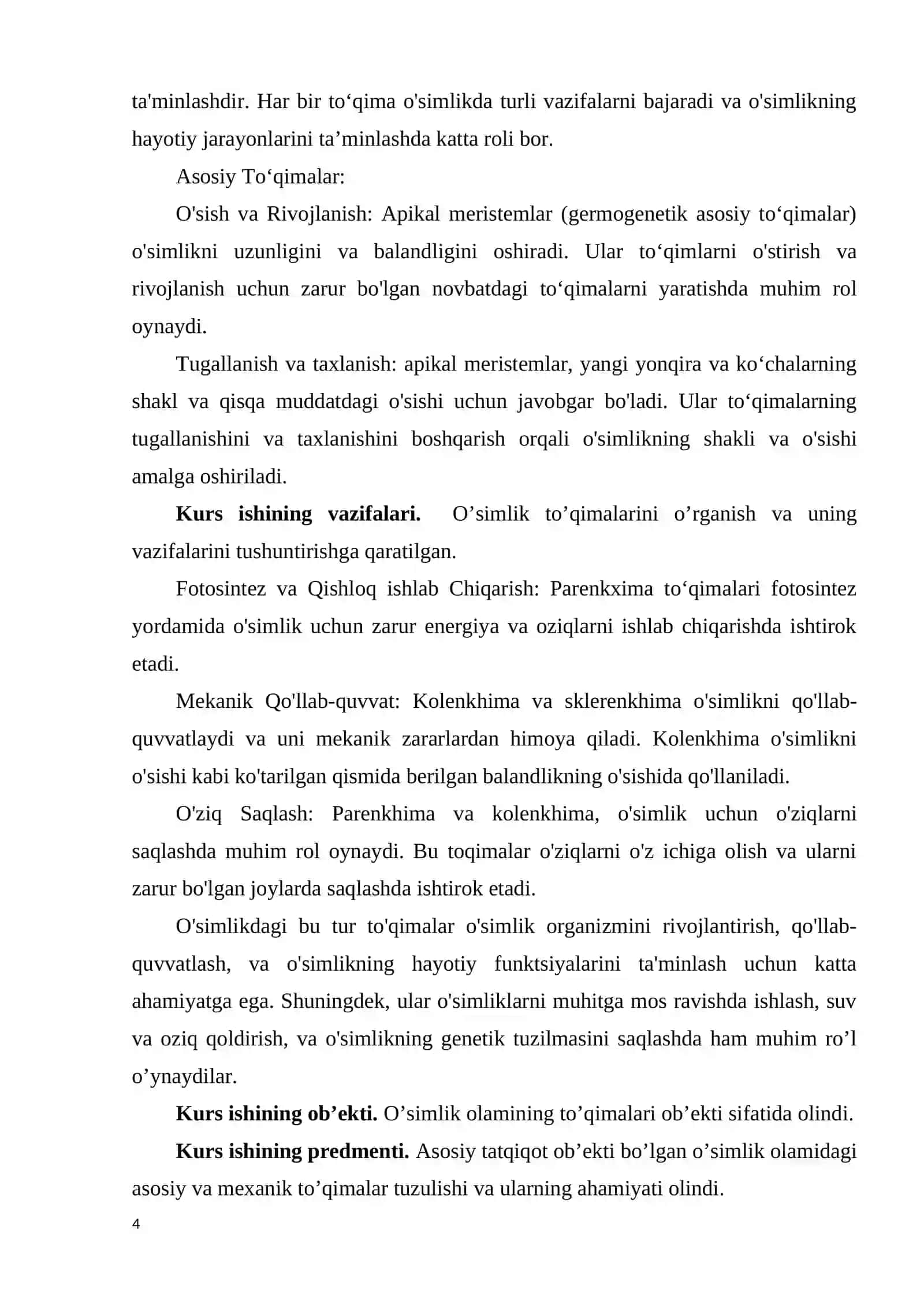 Mexanik, asosiy toʻqima turlari va vazifalari 4