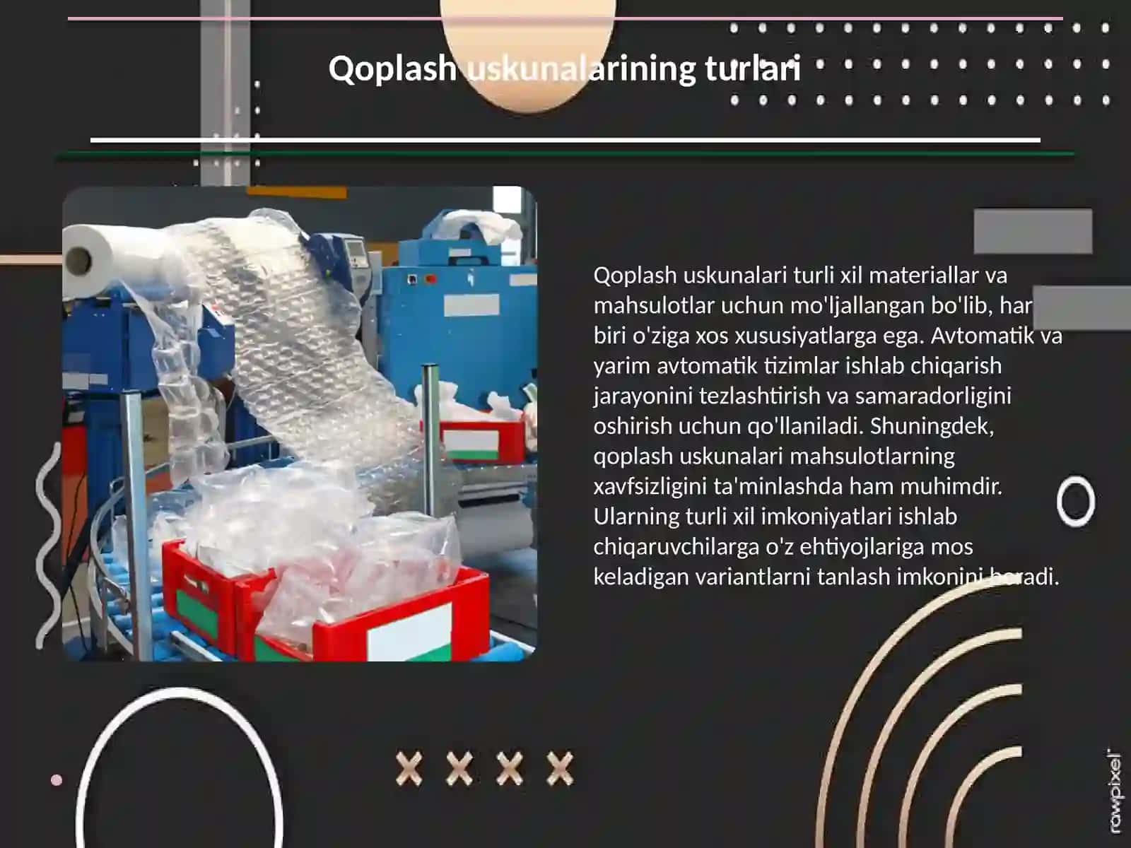 Tayyor mahsulotlarni qadoqlash va qoplash uskunalari 4
