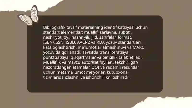 Kutubxona xodimlarini bibliografik bilimlarini oshirish 4