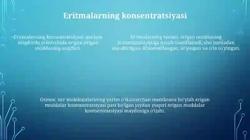 Eritmalarga oid ma'lumotlar 4