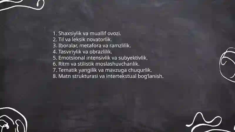 Ijodkor uslubi 4