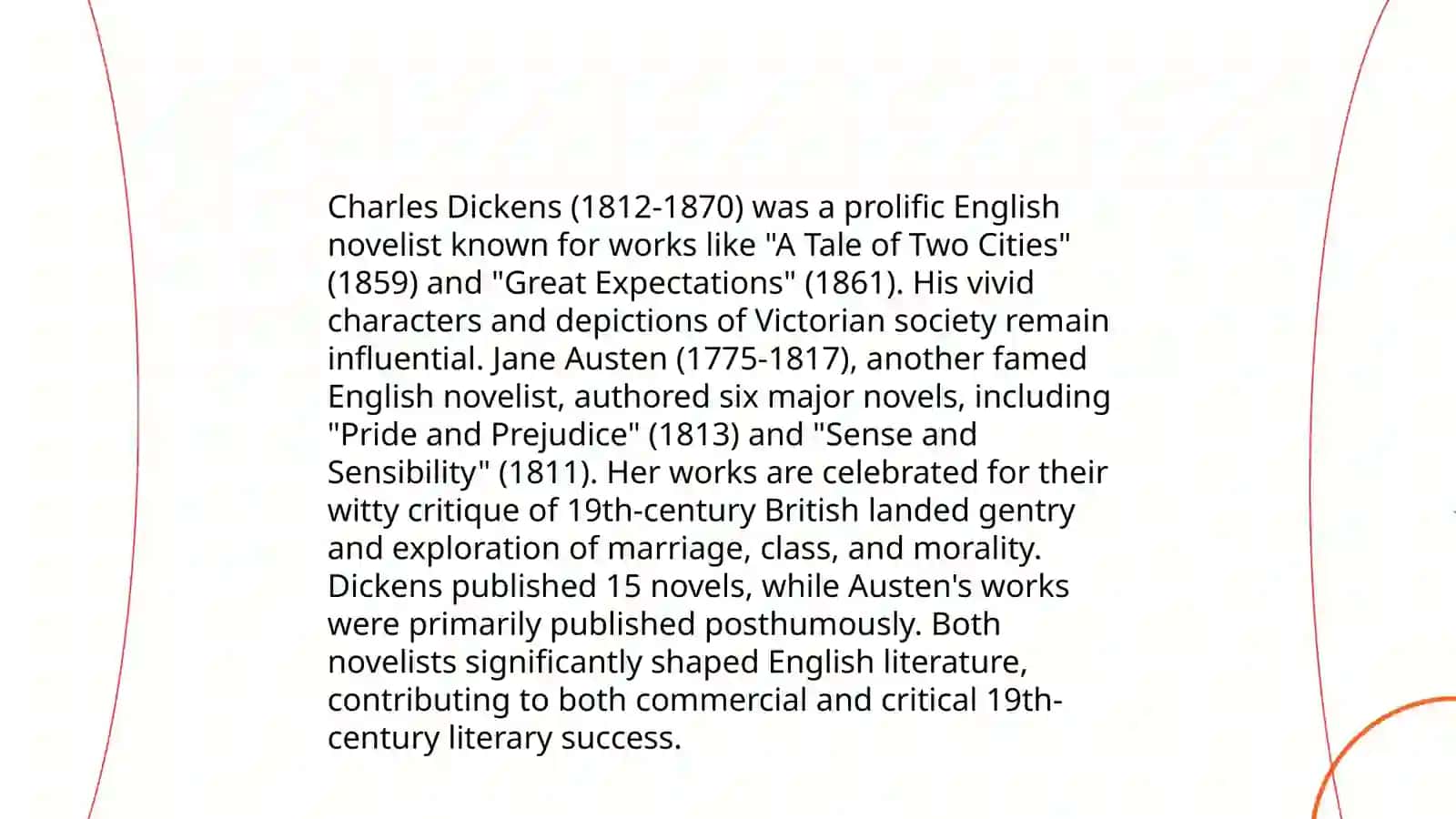 The History of English Literature 4