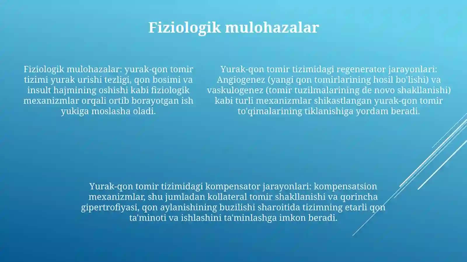 Yurak-Qon Tomirlar Tizimida Regenerator Va KompensatorJarayonlar 4
