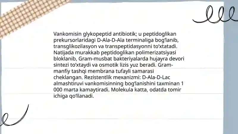 Antibiotiklarni bakteriyalarga qarshi tasir mexanizmi 4