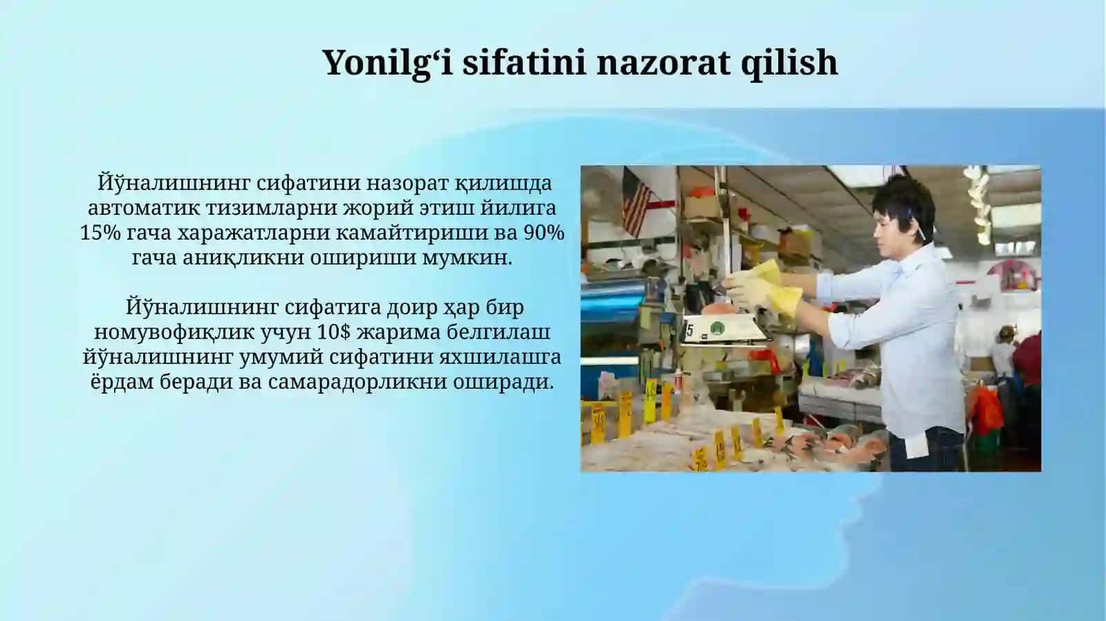 Yonilg'i samaradorligini oshirish va tannarxni kamaytirish 4