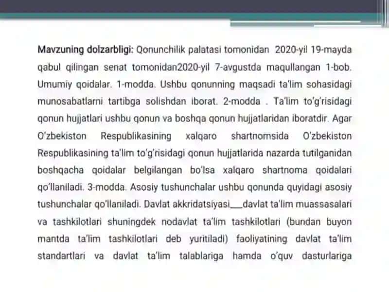 Pedagogik fanlarni o`qitishda shaxsga yo`naltirilgan ta’lim texnologiyasidan foydalanish 4