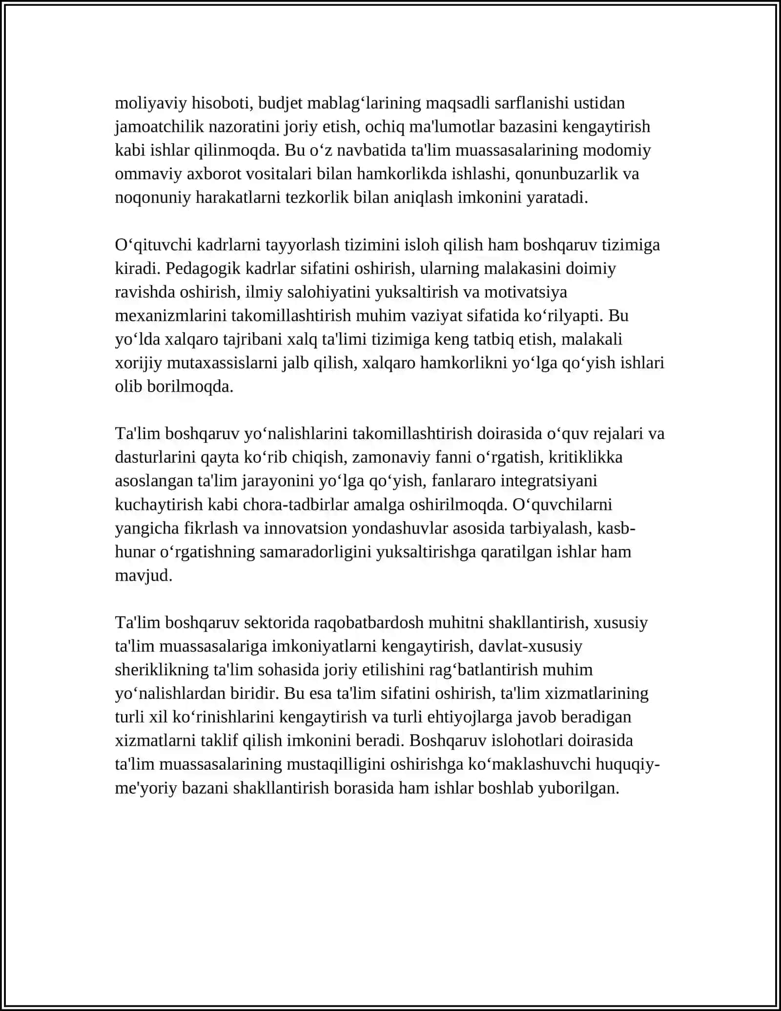 TA'LIM TIZIMIDAGI ISLOHOTLAR 4