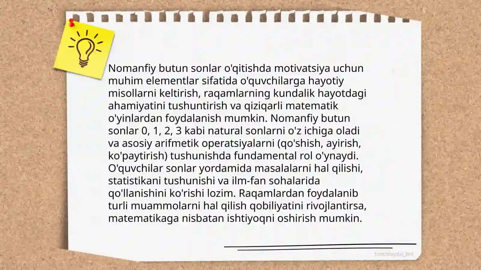 Boshlang'ich sinflarda nomanfiy butun sonlar raqamlashga o'rgatish metodikasi 4