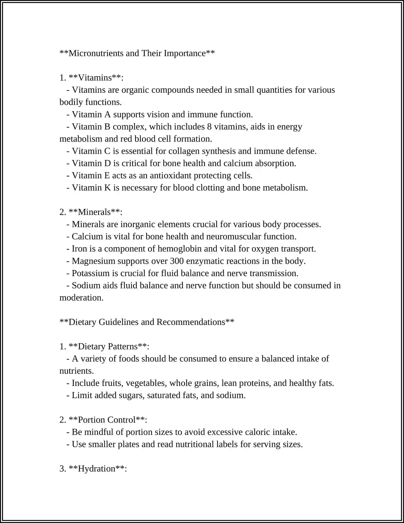 Nutrition and Healthy Eating: An Informative Overview 4