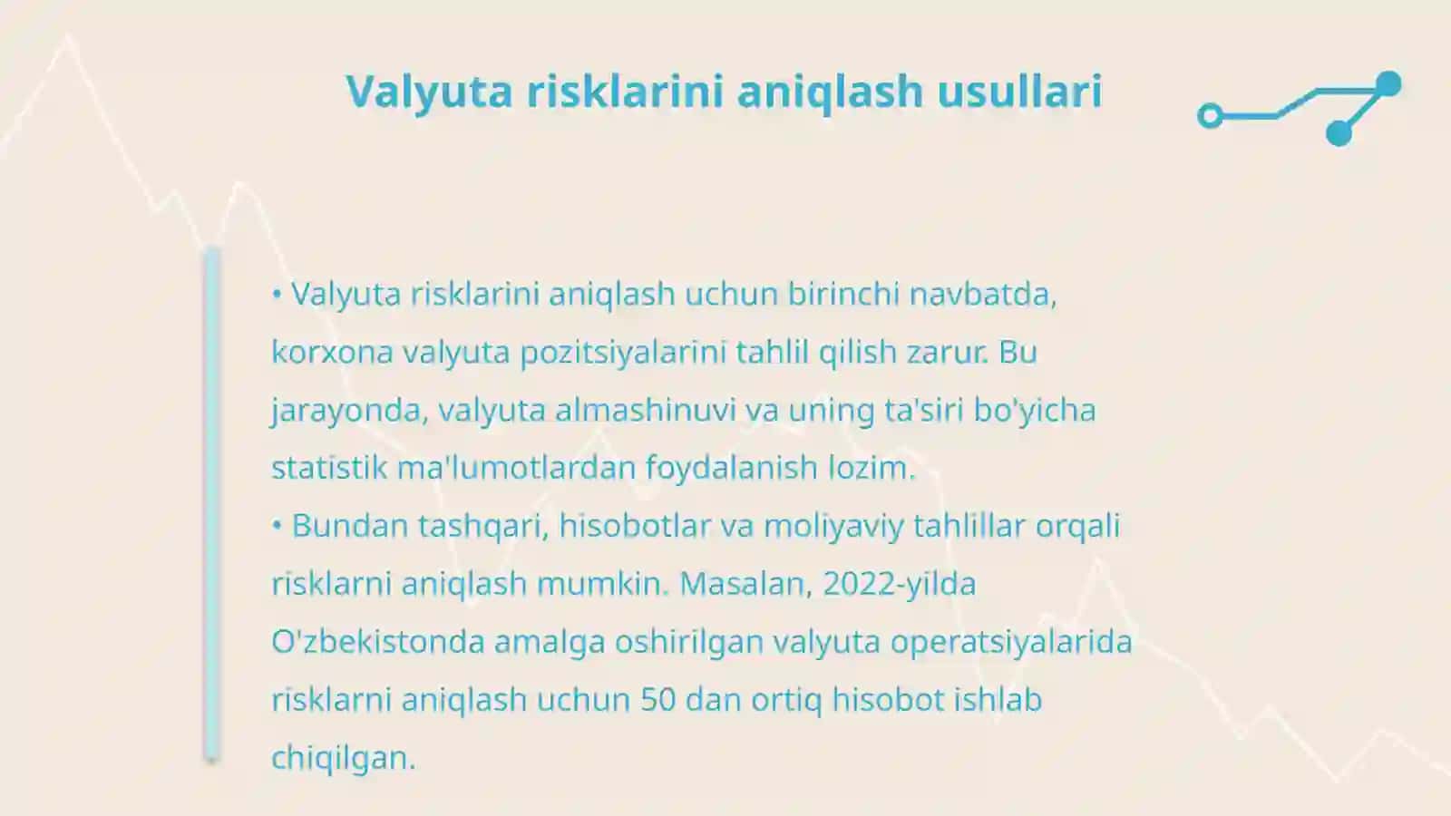 Valyuta risklarini boshqarish va xedjerlash strategiyalari 4