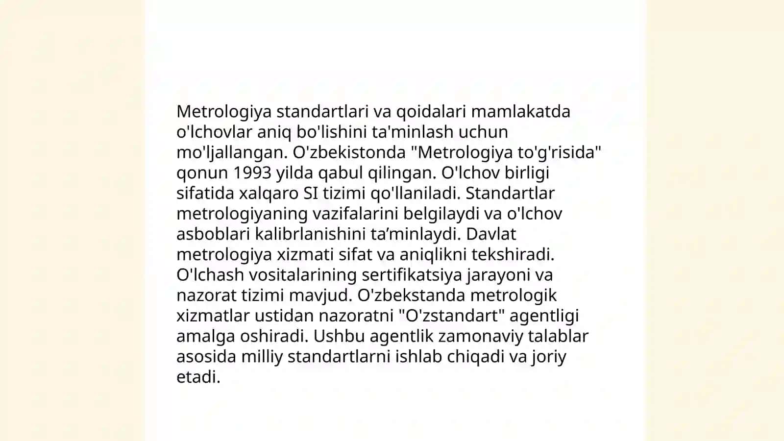 Metrologiya boʻyicha xalqaro tashkilotlar 4
