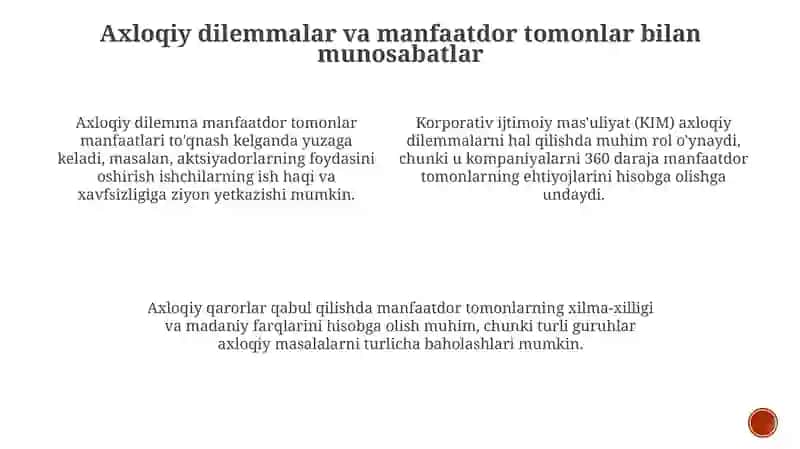 Biznes etikasi va madaniyati 4