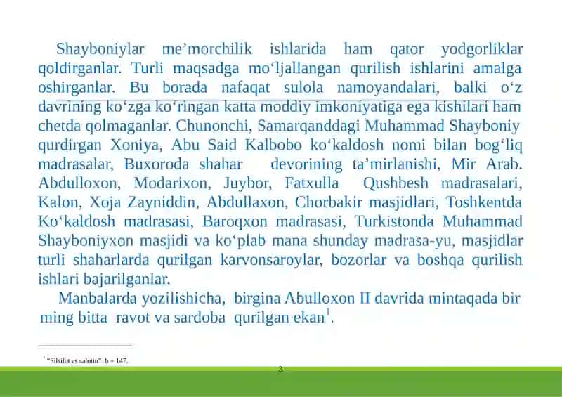 Shayboniylar Davrida Ijtimoiy-Iqtisodiy va Madaniy Taraqqiyot 4