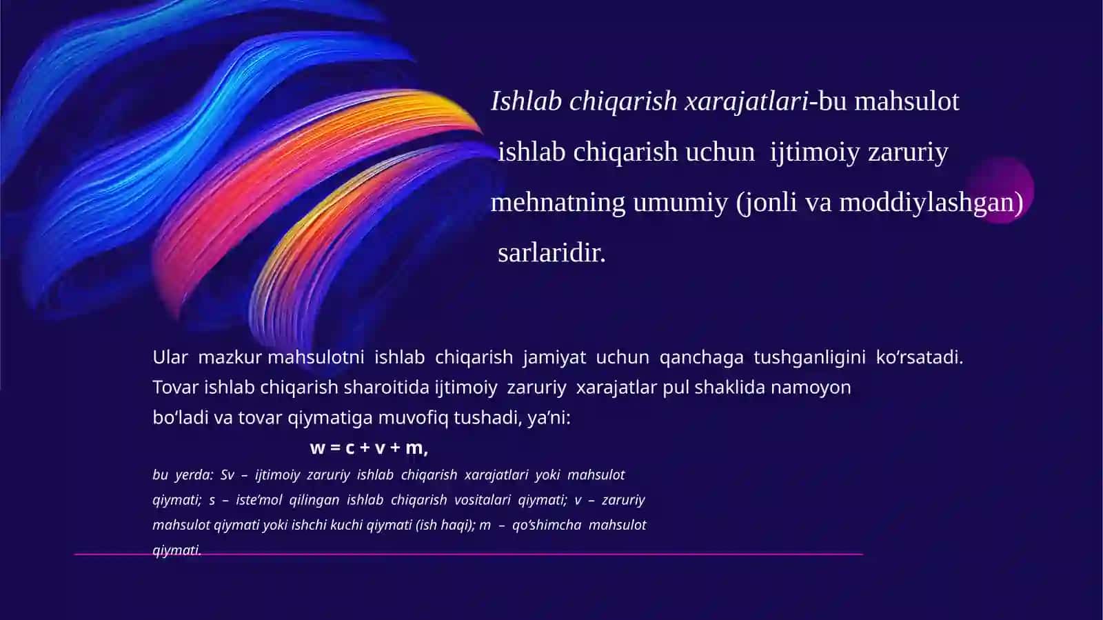 Ishlab chiqarish xarajatlari va ularni kamaytirish 4