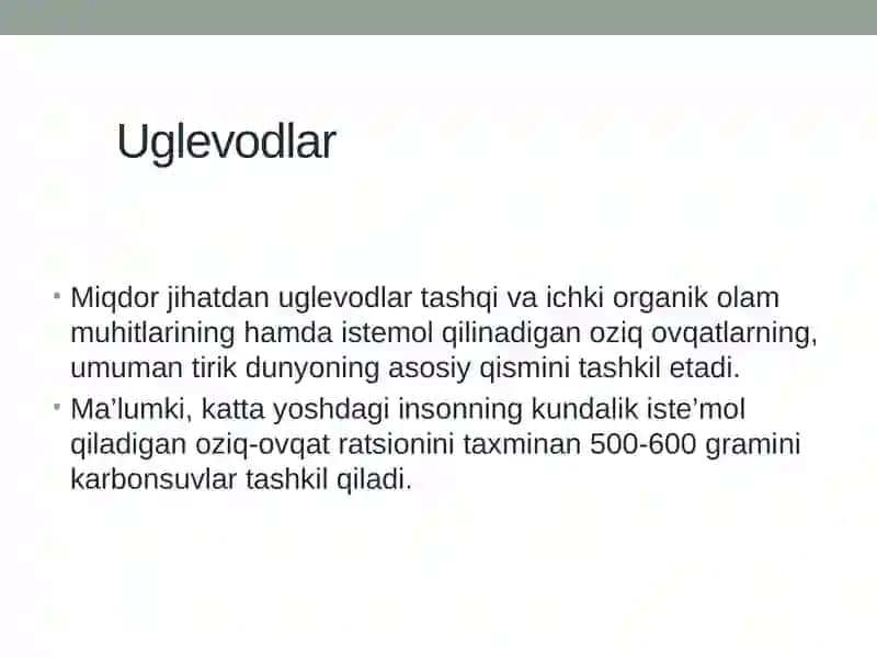 Uglevodlar 4