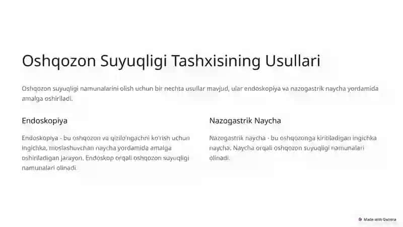 Oshqozon Suyuqligi Tashxisining Klinik Ahamiyati 4