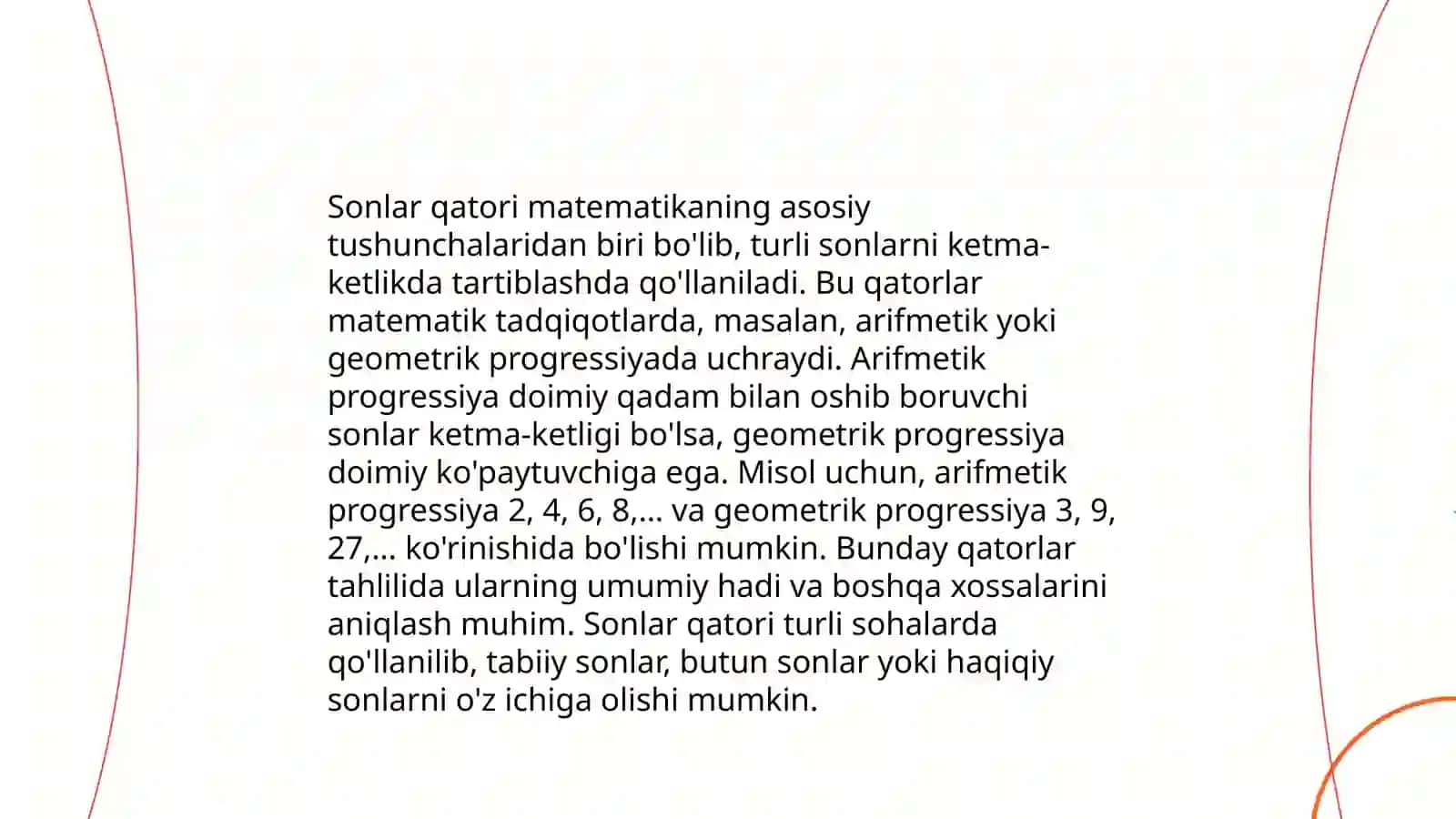 Ilk son tushunchalari va son hissi 4