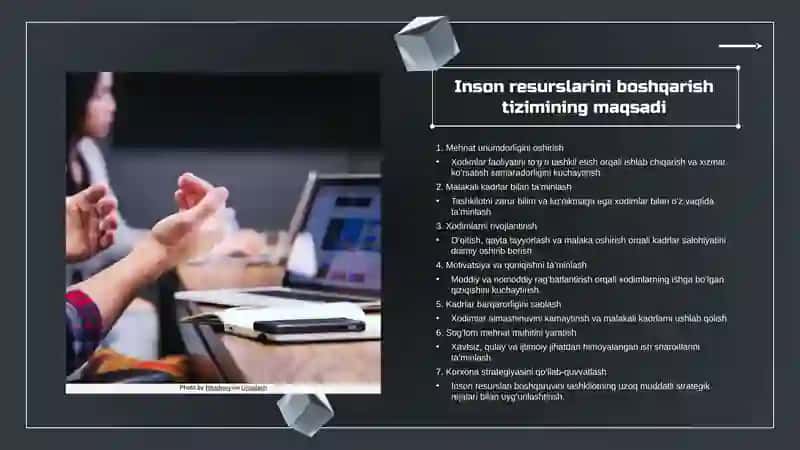 Inson resurslarini boshqarish tizimi 4