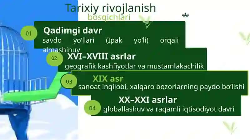 Tovar ishlab chiqarishning vujudga kelishi va rivojlanishi sabablari 4