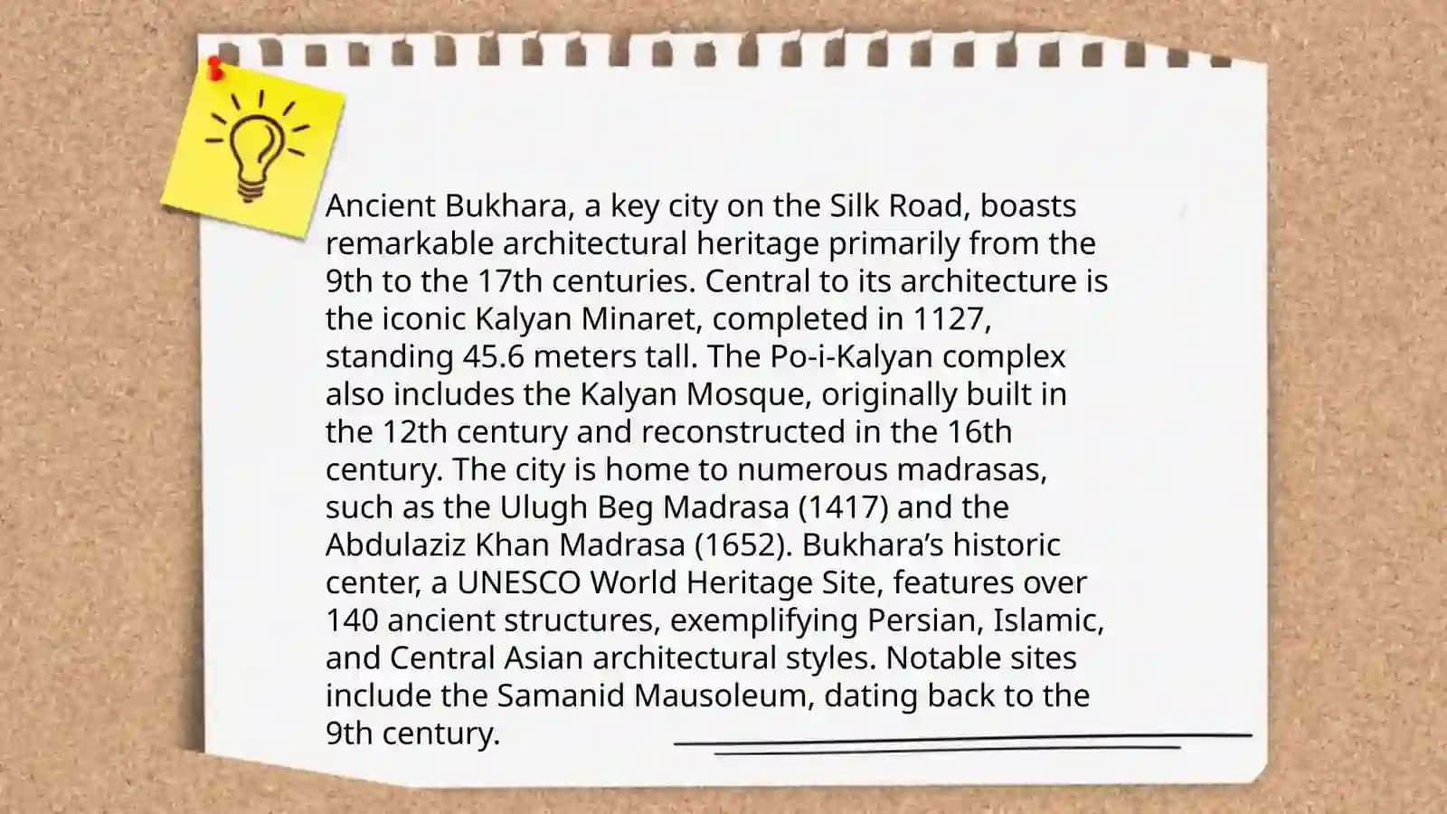 Bukhara tarixiga oid ta'lim 4