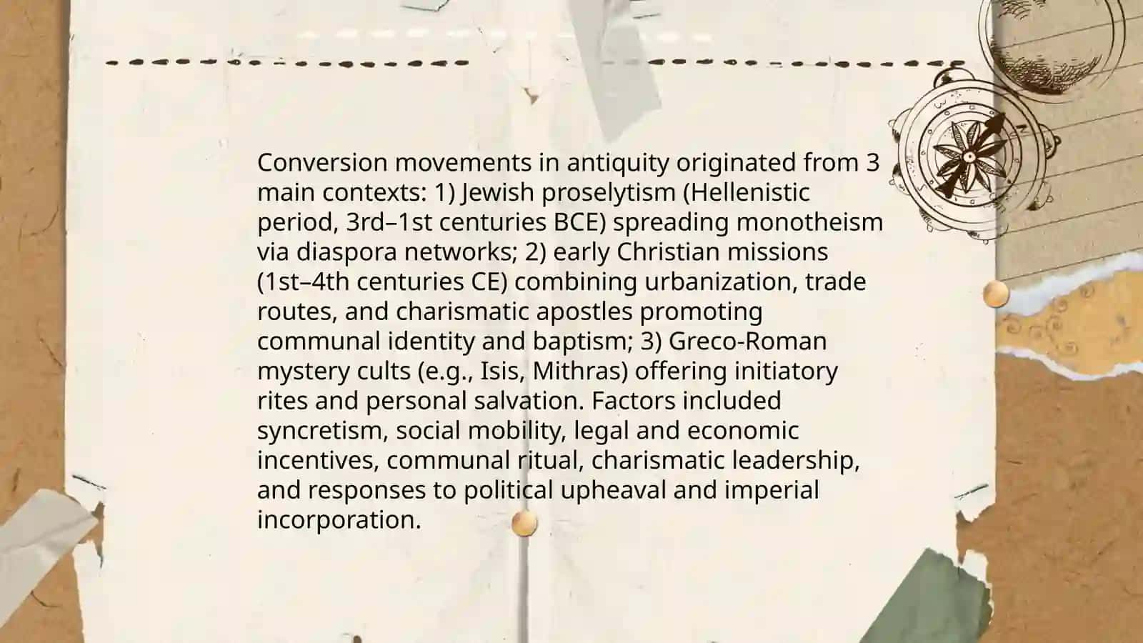 Conversion,Its origin and basis 4
