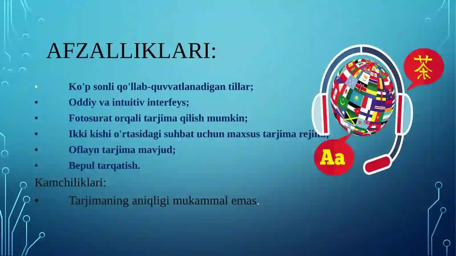 Tarjimon dasturlardan foydalanish 4