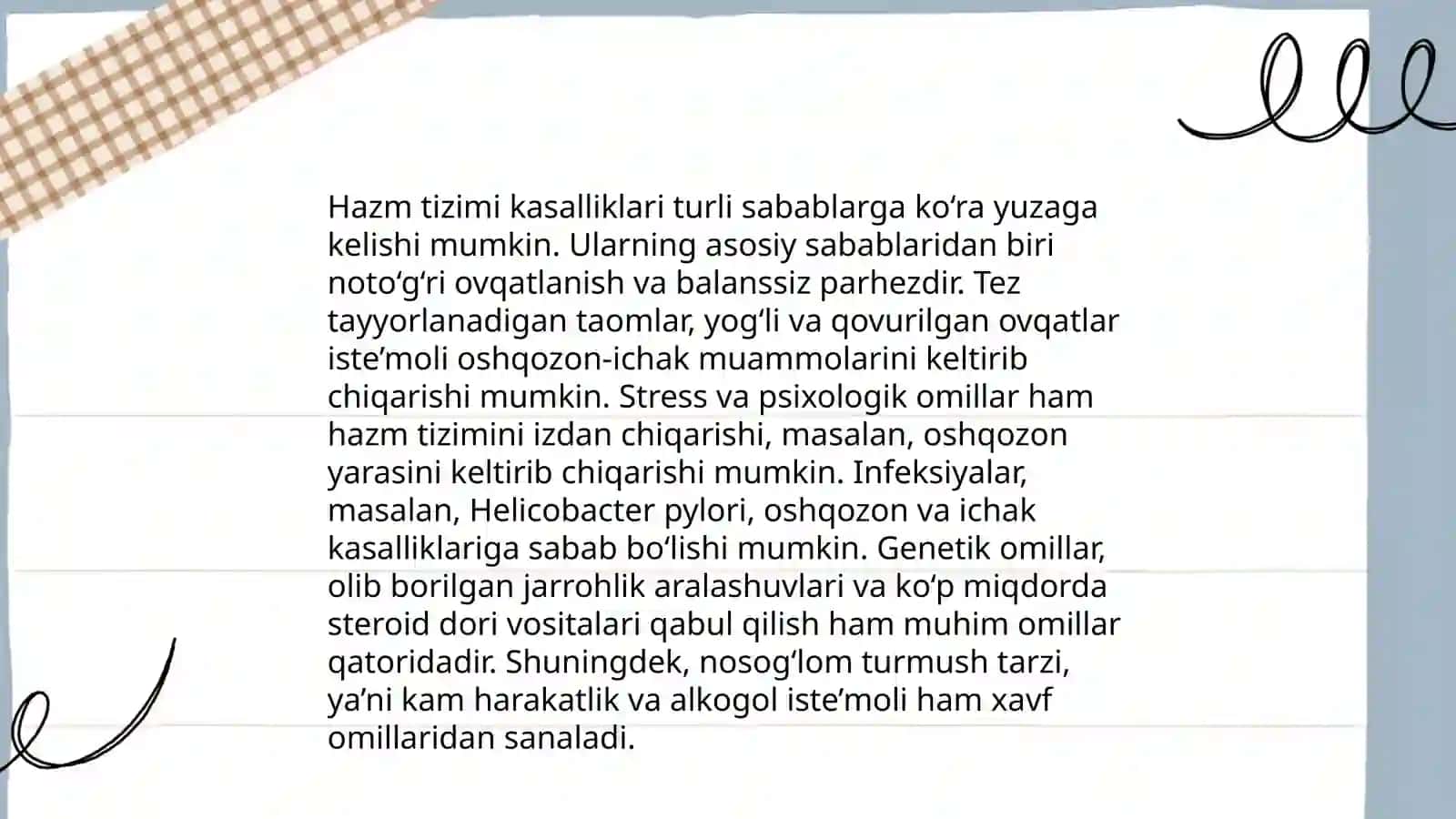 Hazm sistemasida kasalliklari bo’lgan bemorlarparvarishi 4