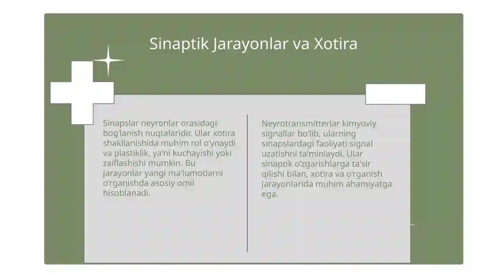 Xotira va kasbiy maslaxat 4