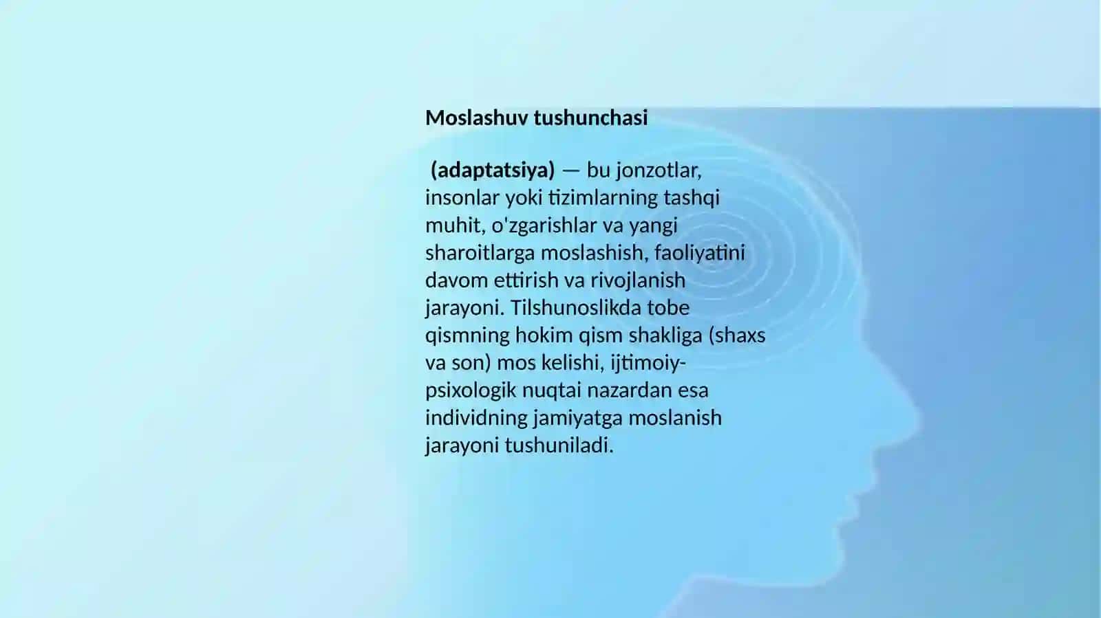 Organizmining moslashishi va uning bosqichlari 4