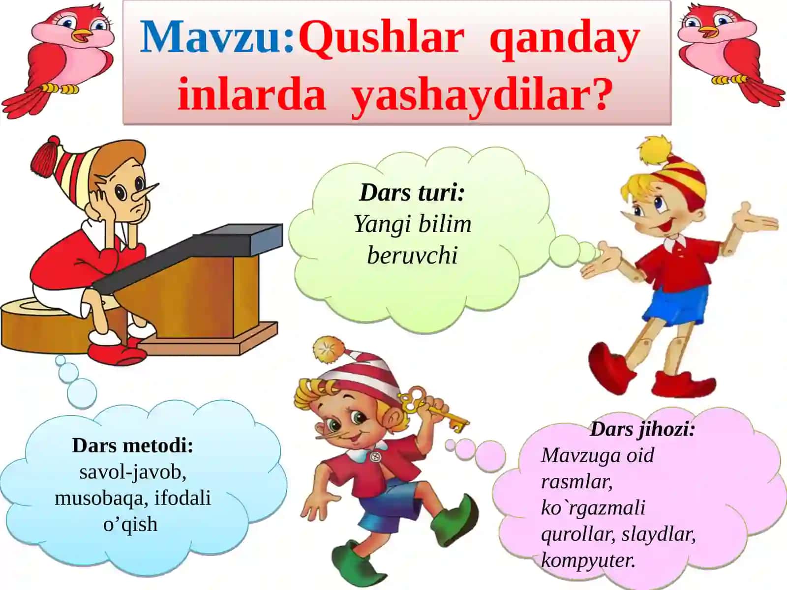 Qushlar qandayinlarday yashaydilar? 4