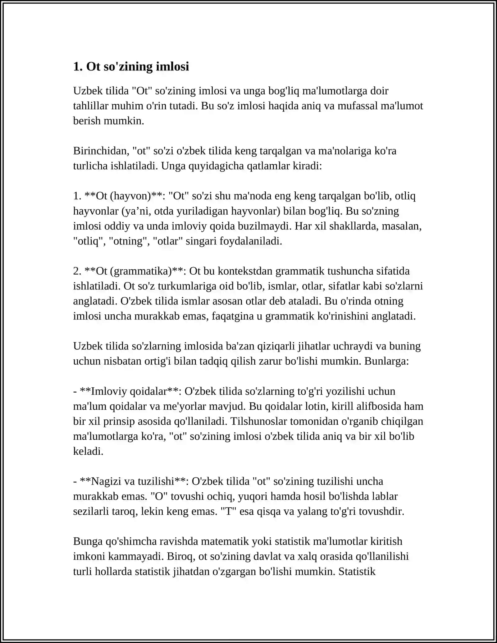 SO‘Z TURKUMLARINI O‘RGANISHDA HOSIL QILINADIGAN ORFOGRAFIK BILIMLAR 4