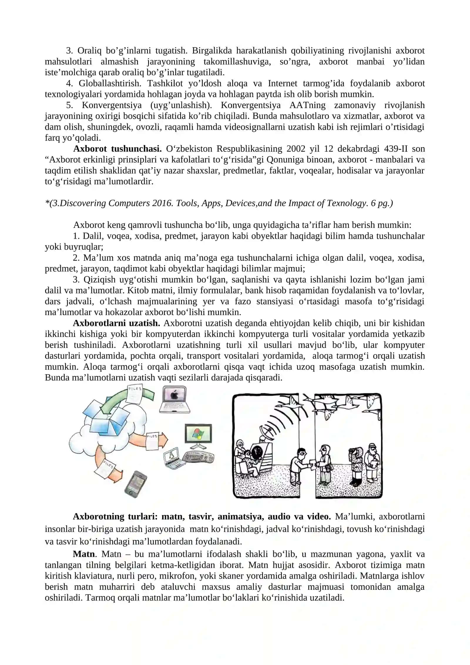 Texnik tizimlarda axborot texnologiyalari fanini o'rganish 4