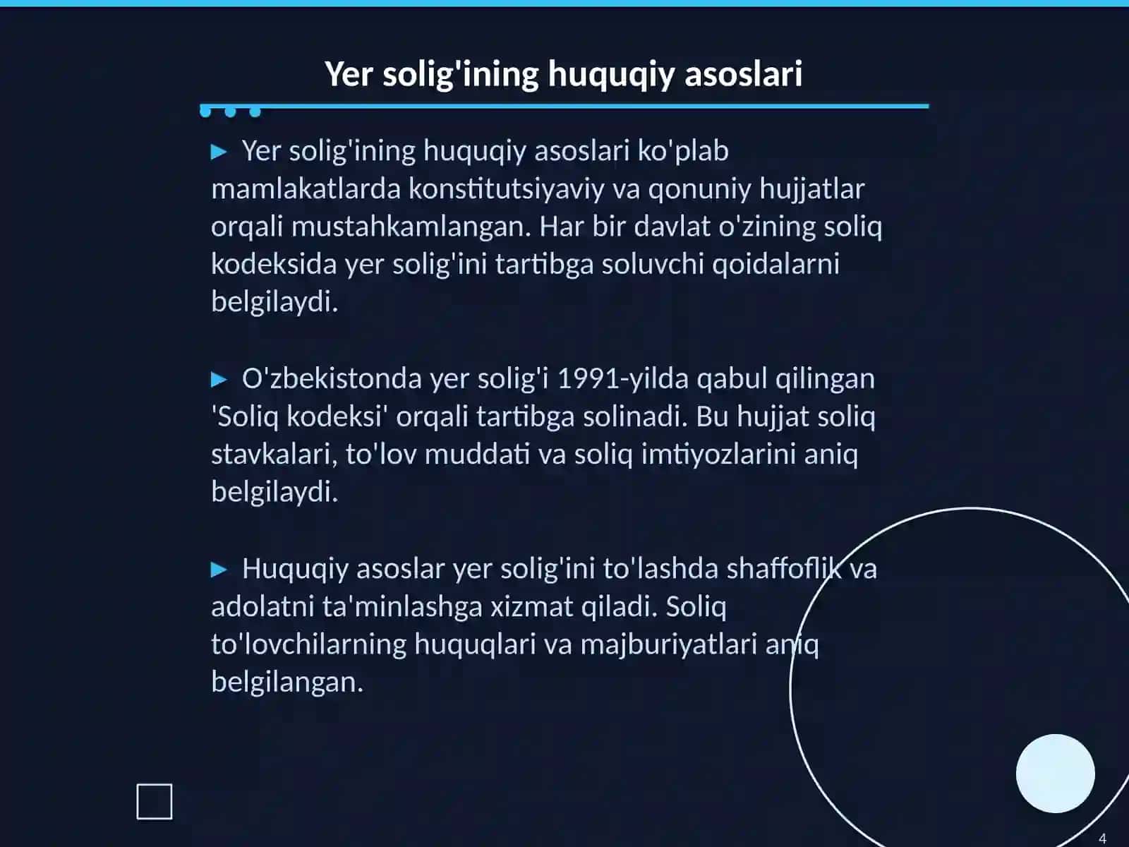 Yer solig'i tushunchasi va ahamiyati 4