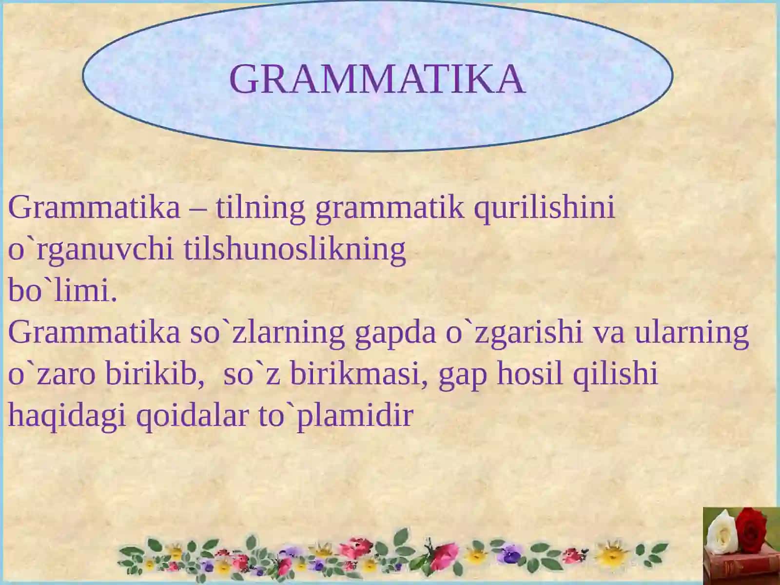 Grammatika va morfologiya 4