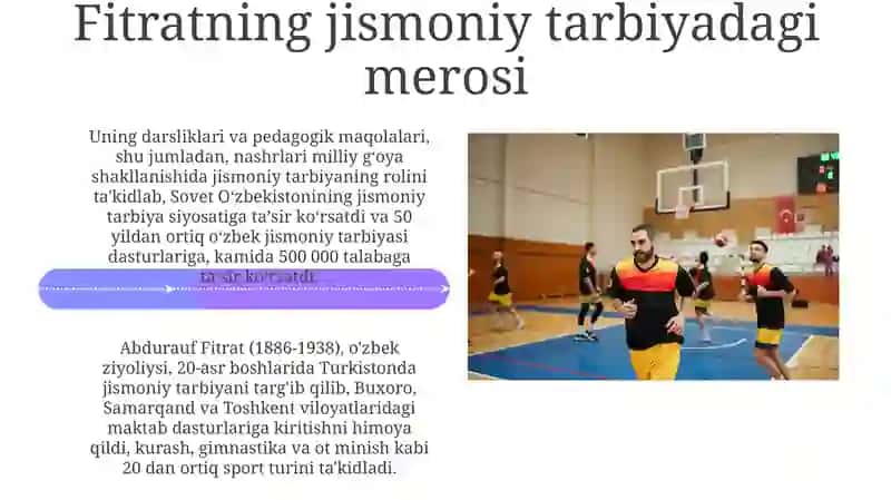 Abdurauf Fitratning jismoniy tarbiyatoʻgʻrisidagi fikrlari 4