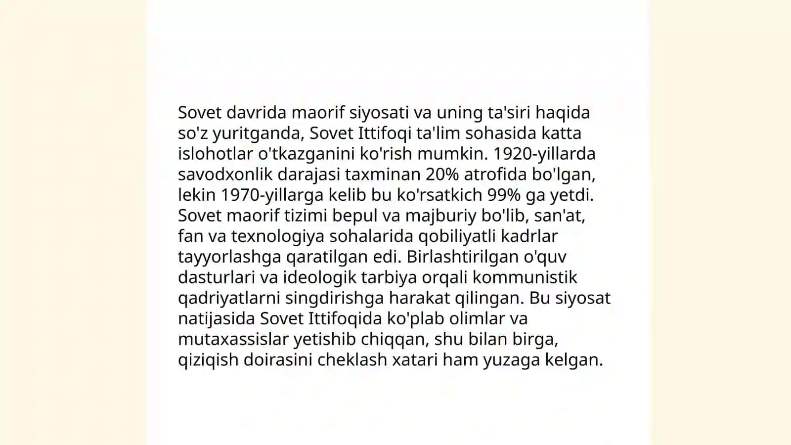 O'zbekiston ta'lim tizimi va pedagogik fikrlar rivoji 4