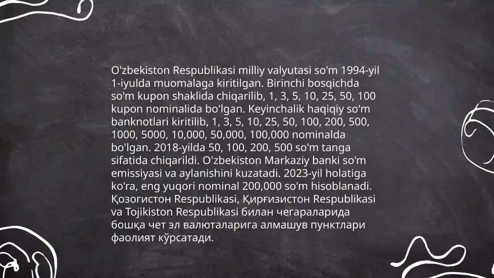 O'zbekistonda milliy valyutaning muomalaga kiritilishi 4