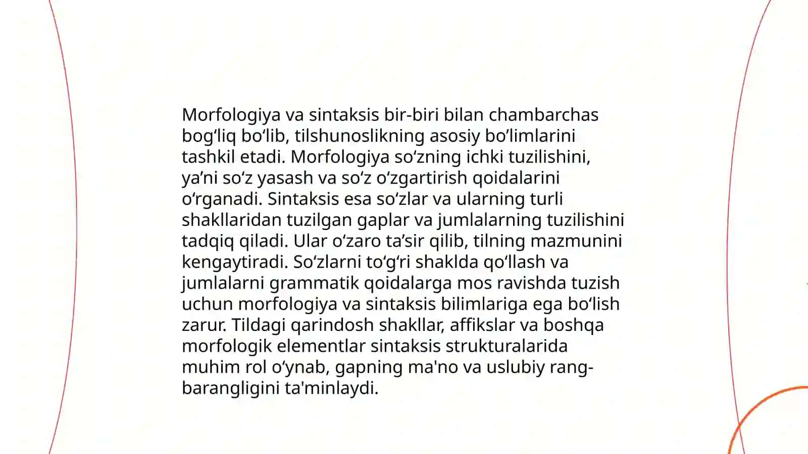 Tilshunoslik asoslari fanidan tayyorlagan taqdimot 4