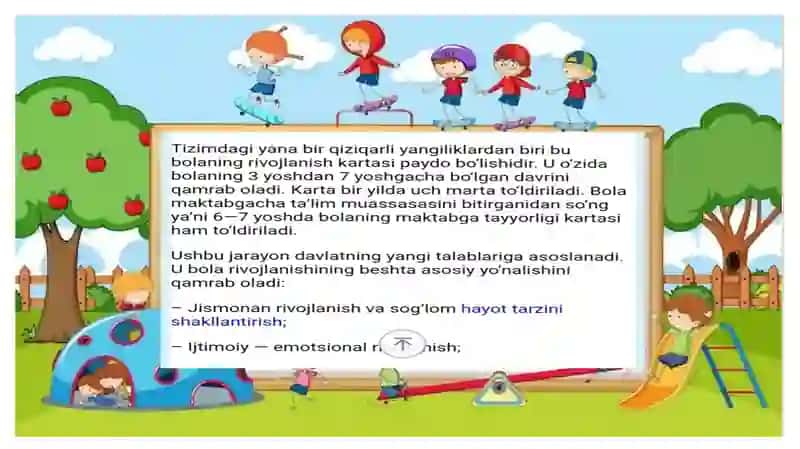 Bolalarning rivojlanish xaritasi 4
