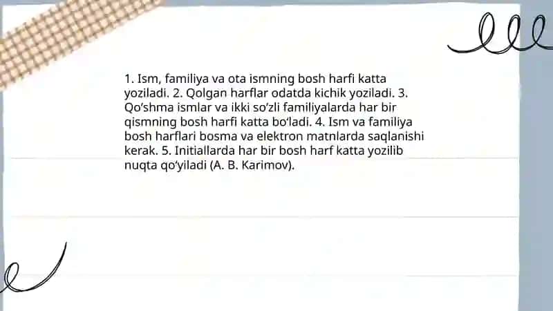 Bosh harflar imlosi 4