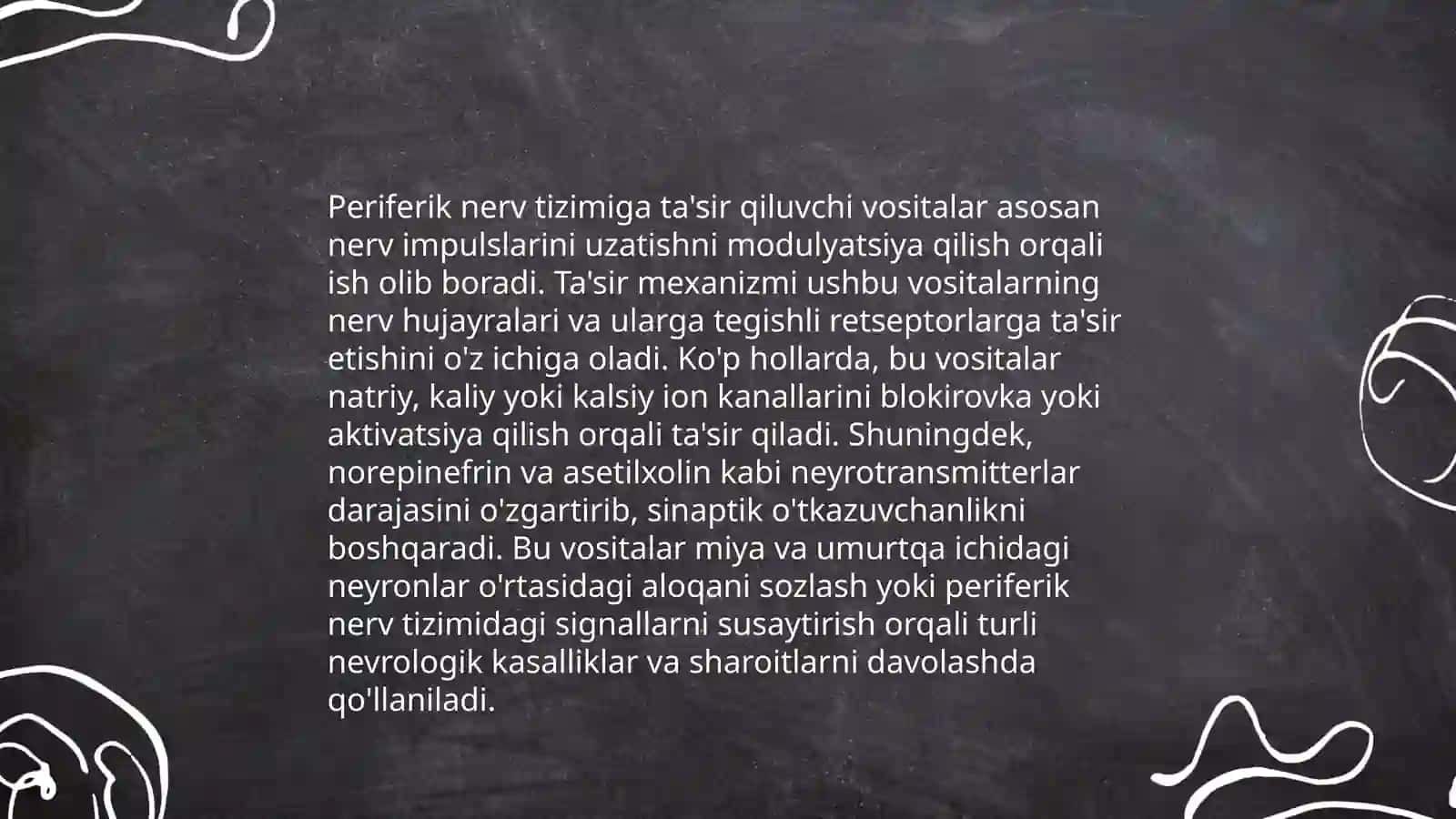 Periferik nerv tizimiga tasir qiluvchi vositalar 4