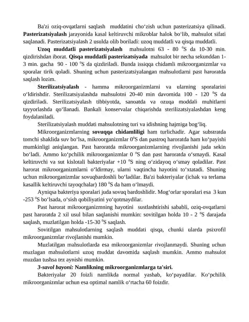 Mikroorganizmlarga fizik,kimyoviy va biologik omillarning ta'siri 4