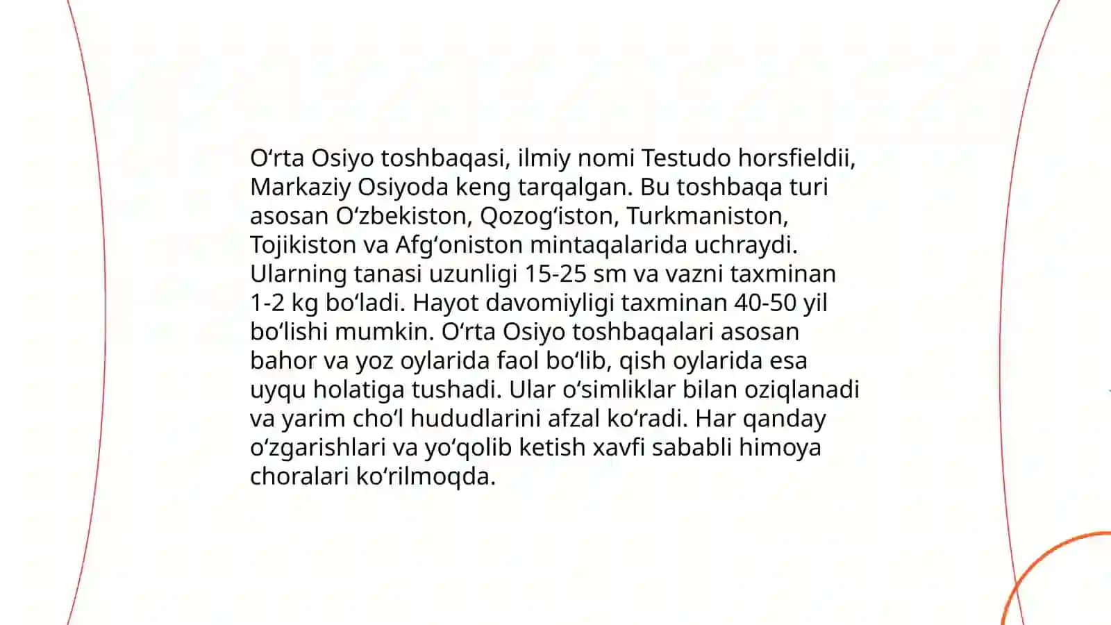 O'rta Osiyo gerpetofaunasining o'ziga hos vakillari 4