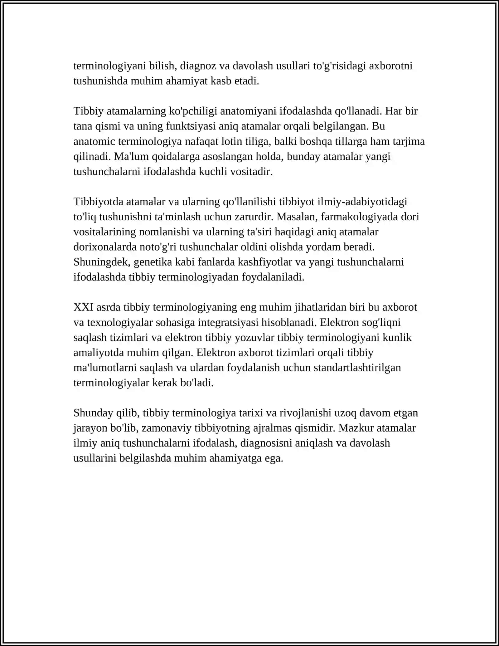 TIBBIYOTDAGI ATAMALAR VA ULARNING QO'LLANISHI 4